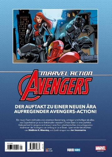 Buchcover und Innenansicht für das Buch: Marvel Action: Avengers (2018) #1-#3