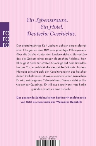 Buchcover und Innenansicht für das Buch: The Hotel Quadriga
