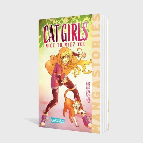 Buchcover und Innenansicht für das Buch: CAT GIRLS Band 1 - Nice to miez you