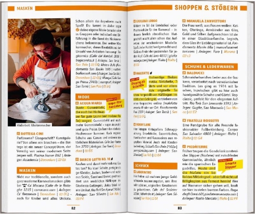 Buchcover und Innenansicht für das Buch: MARCO POLO Reiseführer Venedig