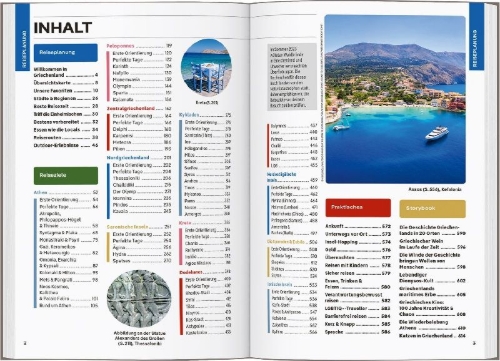 Buchcover und Innenansicht für das Buch: LONELY PLANET Reiseführer Griechenland