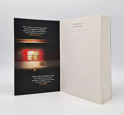 Buchcover und Innenansicht für das Buch: Girl on the Train