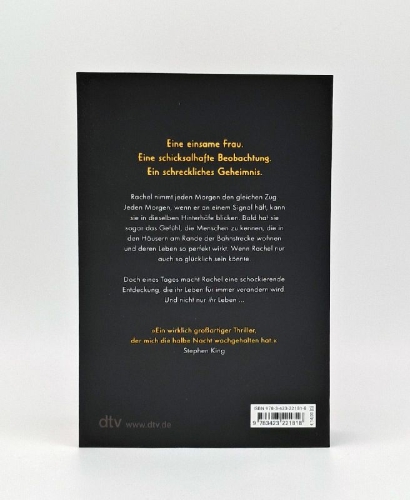 Buchcover und Innenansicht für das Buch: Girl on the Train