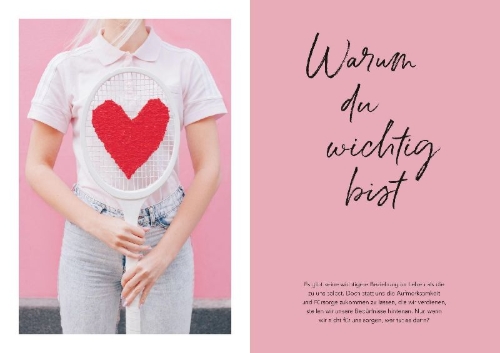 Buchcover und Innenansicht für das Buch: Gib dir die Liebe, die du verdienst
