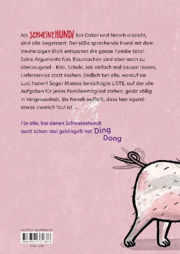 Buchcover und Innenansicht für das Buch: Schweinehundi