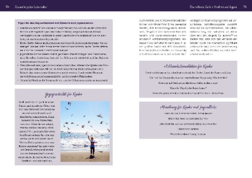 Buchcover und Innenansicht für das Buch: Die Neurowissenschaft hinter Yoga und Meditation