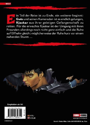 Buchcover und Innenansicht für das Buch: Berserk Max 21