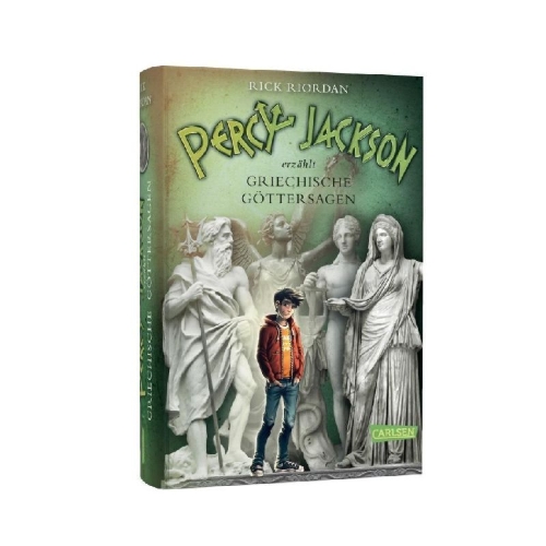 Buchcover und Innenansicht für das Buch: Percy Jackson's Greek Gods