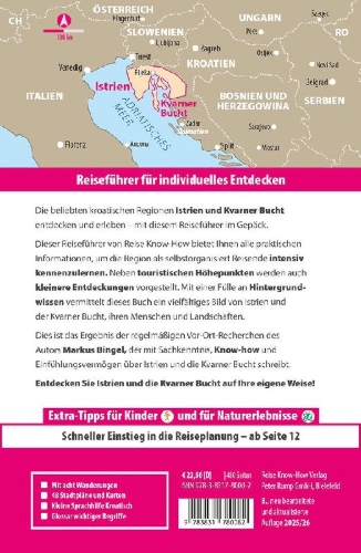 Buchcover und Innenansicht für das Buch: Reise Know-How Reiseführer Kroatien: Istrien und Kvarner Bucht
