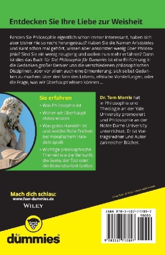 Buchcover und Innenansicht für das Buch: Philosophie für Dummies