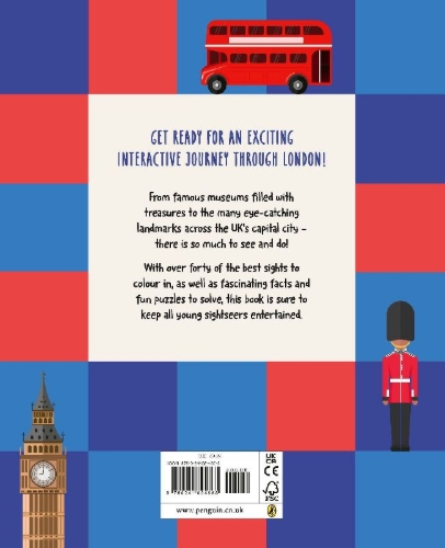 Buchcover und Innenansicht für das Buch: Colour Your Streets: London