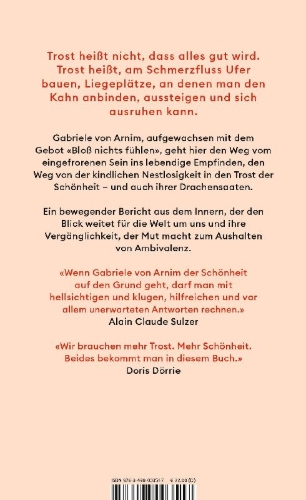Buchcover und Innenansicht für das Buch: Der Trost der Schönheit