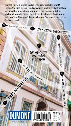 Buchcover und Innenansicht für das Buch: DUMONT direkt Reiseführer Straßburg