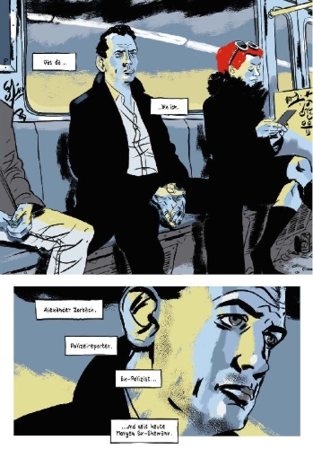 Buchcover und Innenansicht für das Buch: Der Augensammler (Graphic Novel)