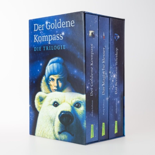 Buchcover und Innenansicht für das Buch: His Dark Materials