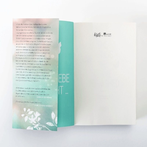 Buchcover und Innenansicht für das Buch: The Things We Leave Unfinished