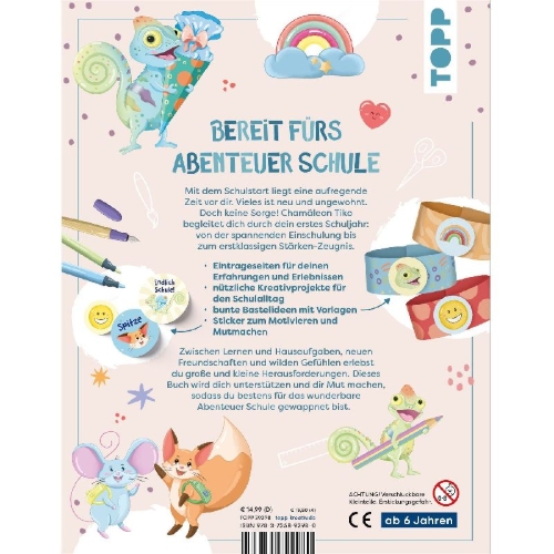 Buchcover und Innenansicht für das Buch: Mein starkes erstes Schuljahr