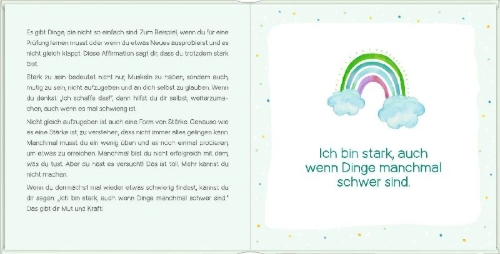 Buchcover und Innenansicht für das Buch: Geldkuvert-Geschenkbuch - Du bist wunderbar gemacht