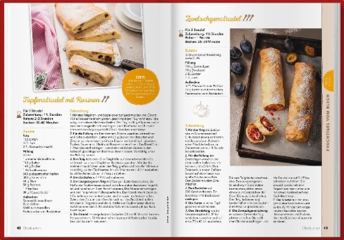 Buchcover und Innenansicht für das Buch: Landlust Hausgemacht: Obstkuchen
