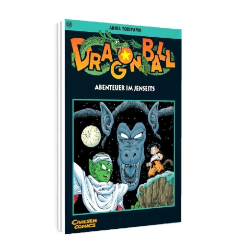 Buchcover und Innenansicht für das Buch: Dragon Ball 18. Abenteuer im Jenseits