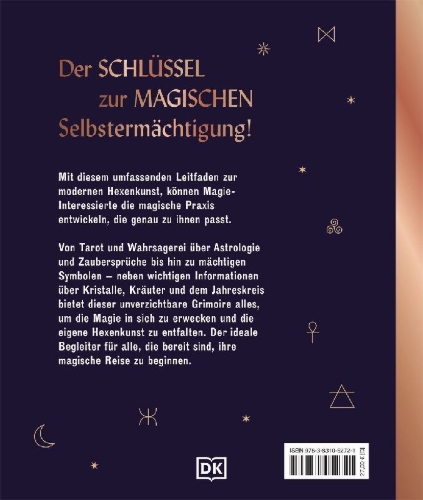 Buchcover und Innenansicht für das Buch: Die Magie der Hexenkunst