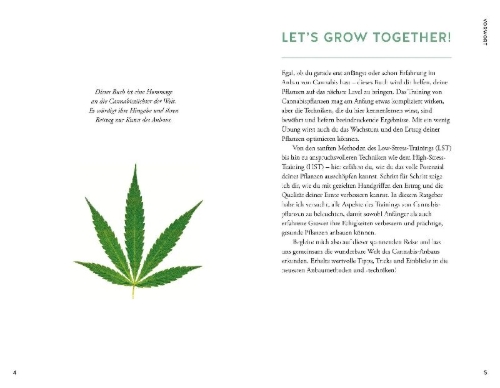Buchcover und Innenansicht für das Buch: Cannabis
