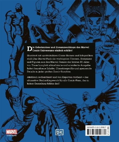 Buchcover und Innenansicht für das Buch: Big Ideas. Das Marvel Buch