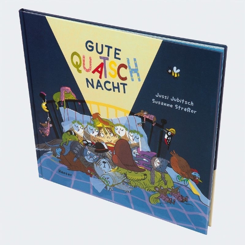 Buchcover und Innenansicht für das Buch: Gute-Quatsch-Nacht