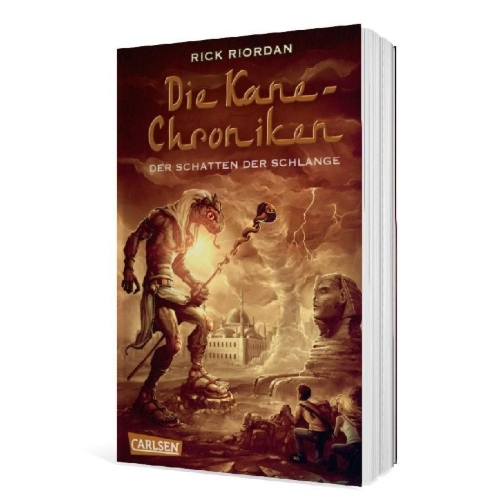 Buchcover und Innenansicht für das Buch: The Serpent's Shadow - The Kane Chronicles, Book Three