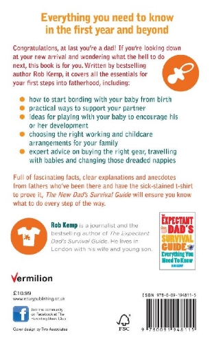 Buchcover und Innenansicht für das Buch: The New Dad's Survival Guide
