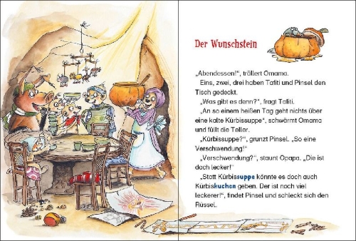 Buchcover und Innenansicht für das Buch: Tafiti und die Expedition zum Halbmondsee (Band 18)