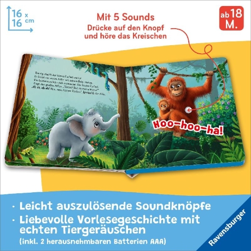Buchcover und Innenansicht für das Buch: Hör mal hin - Törööö! Bist du meine Mama?
