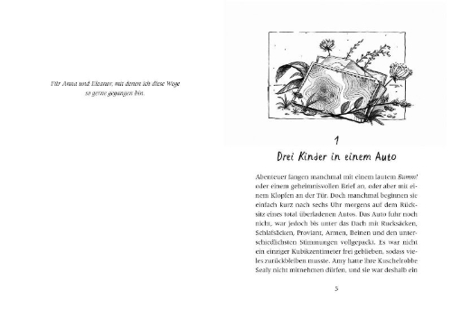 Buchcover und Innenansicht für das Buch: The Long Way Around