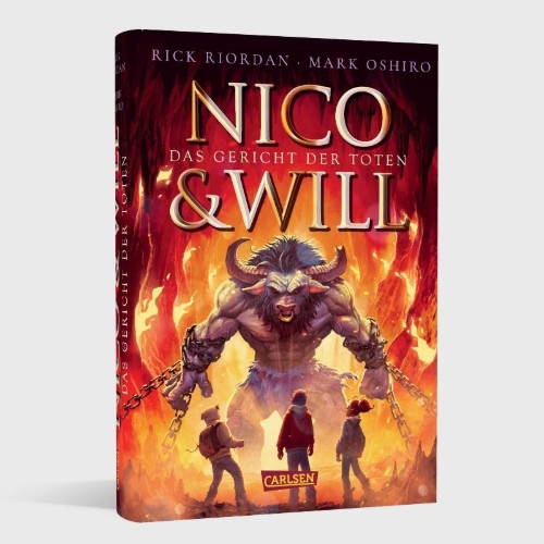 Buchcover und Innenansicht für das Buch: The Court of the Dead (The Nico Di Angelo Adventures 2)