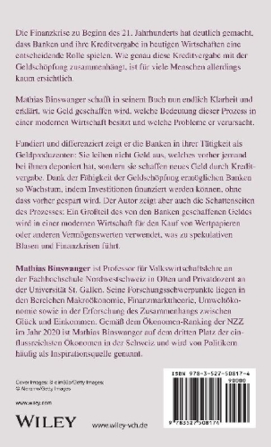 Buchcover und Innenansicht für das Buch: Geld aus dem Nichts