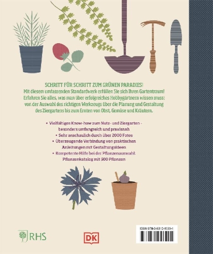 Buchcover und Innenansicht für das Buch: Die neue Gartenschule