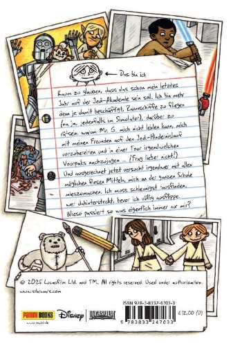Buchcover und Innenansicht für das Buch: US-STAR WARS: Jedi Academy - The Phantom Bully