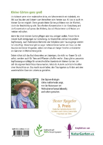 Buchcover und Innenansicht für das Buch: Kleiner Garten naturnah