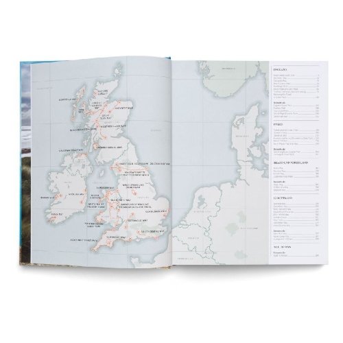 Buchcover und Innenansicht für das Buch: Wanderlust Großbritannien & Irland