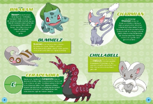 Buchcover und Innenansicht für das Buch: Pokémon: 100 Fakten über Pokémon - von Aerodactyl bis Zoroark