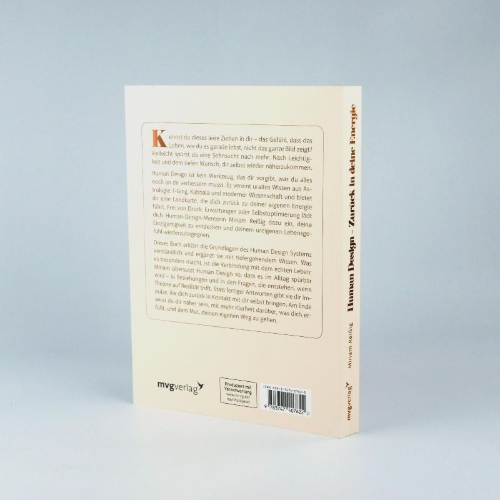Buchcover und Innenansicht für das Buch: Human Design: Zurück in deine Energie