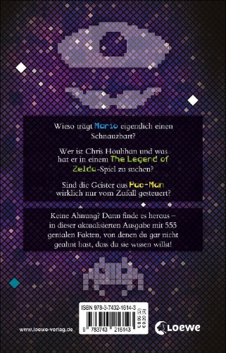 Buchcover und Innenansicht für das Buch: Unnützes Wissen für Gamer