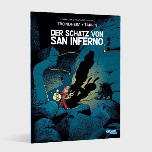 Buchcover und Innenansicht für das Buch: LE TRÉSOR DE SAN INFERNO