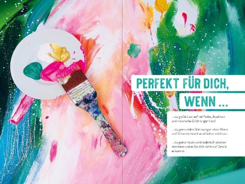Buchcover und Innenansicht für das Buch: Power Painting