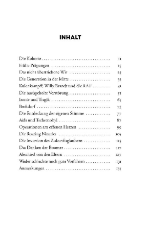 Buchcover und Innenansicht für das Buch: Abschied von den Boomern