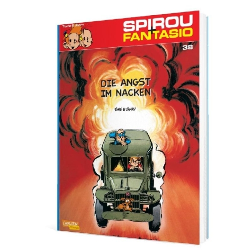 Buchcover und Innenansicht für das Buch: La Frousse aux trousses 