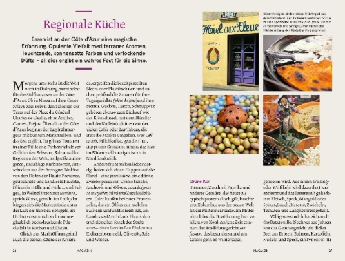 Buchcover und Innenansicht für das Buch: Baedeker SMART Reiseführer Côte d'Azur