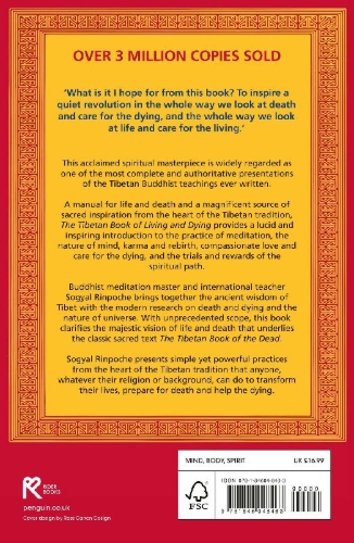 Buchcover und Innenansicht für das Buch: The Tibetan Book Of Living And Dying