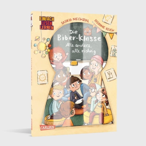 Buchcover und Innenansicht für das Buch: Die Biber-Klasse: Alle anders, alle richtig