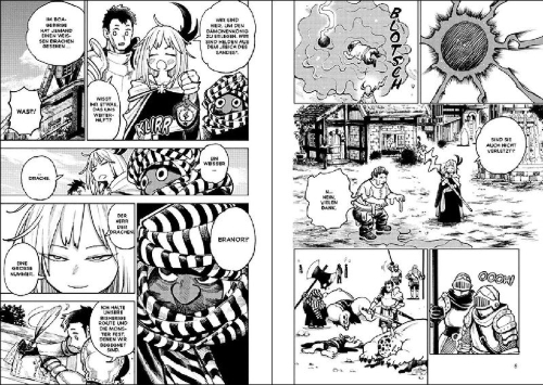 Buchcover und Innenansicht für das Buch: Isekai Samurai